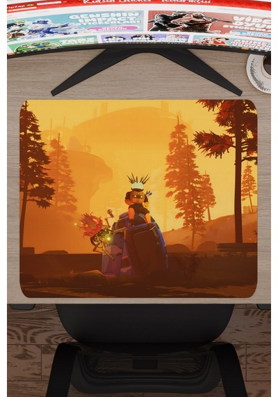 Risk Of Rain Kaymaz Dikişli Kauçuk Oyuncu Mousepad V1 - 48x40 Xl Gaming Mouse Pad Fare Altlığı