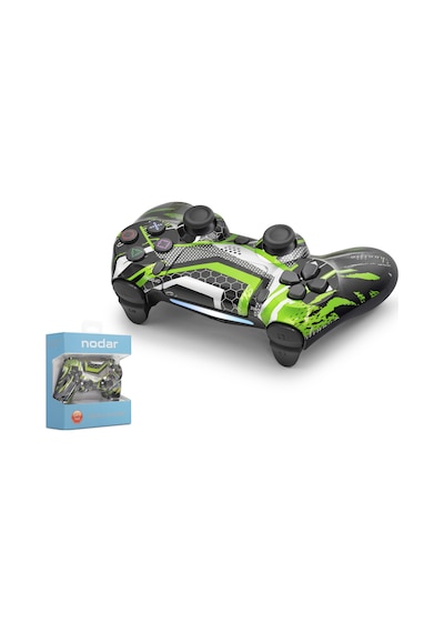 Nodar Nd400ak Ps4 Uyumlu Kablosuz Gamepad Oyun Kolu - Yeşil Siyah