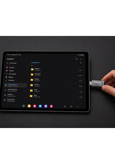 128gb Flash Bellek Android Iphone15 Ve Sonrası Type-c Telefon Bilgisayar Tablet Uyumlu Usb3.0 Usb & Type-c