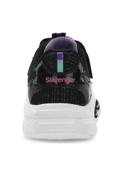Slazenger  NOBLE I Çocuk Cırt Cırtlı Siyah Günlük Spor  Ayakkabısı