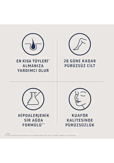 Veet Pure Hipoalerjenik Yüz Ağda Bandı, 2 X 20 Adet 10