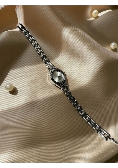 Rubsey Minimal Vintage Retro Boncuk Taşlı Model Görseldeki Ürün Gönderilecektir Gümüş