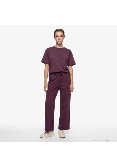 Unıted4 Regular Fit Kadın Bordo Eşofman Altı Bsc-wp26aw 2851846