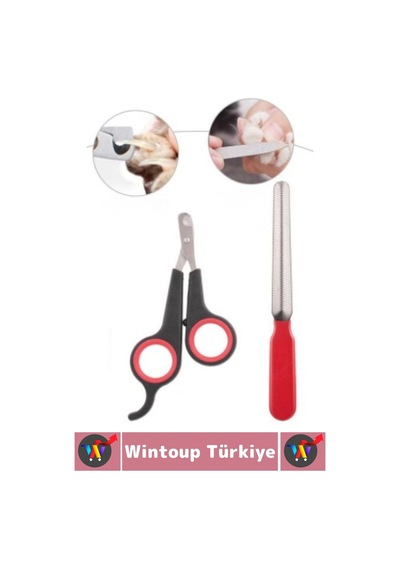 Dayanıklı Pet Kedi Köpek Sağlık Tırnak Bakım Evcil Hayvan Tırnak Makası Törpü Seti
