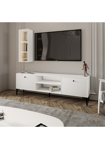 Bien Işıklı Tv Ünitesi Beyaz Bien Işıklı Tv Ünitesi Beyaz