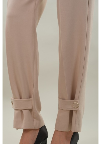 Dilvin 70309 Yüksek Bel Pantolon Bej