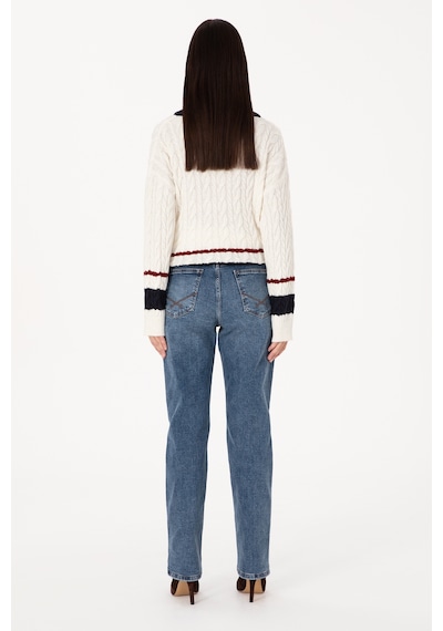 U.s. Polo Assn. Kadın Mavi Pantolon Jean 50310126-dn0022 Mıd Blue