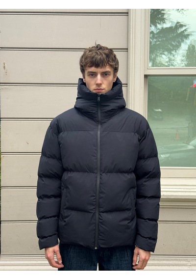 Danger Erkek Garnili Su Ve Rüzgar Geçirmez Oversize Şişme Mont Lacivert