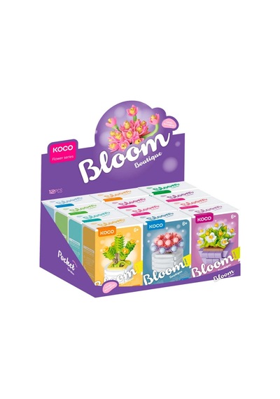 Saksı Çiçekleri Sukulent Serisi 3d Puzzle