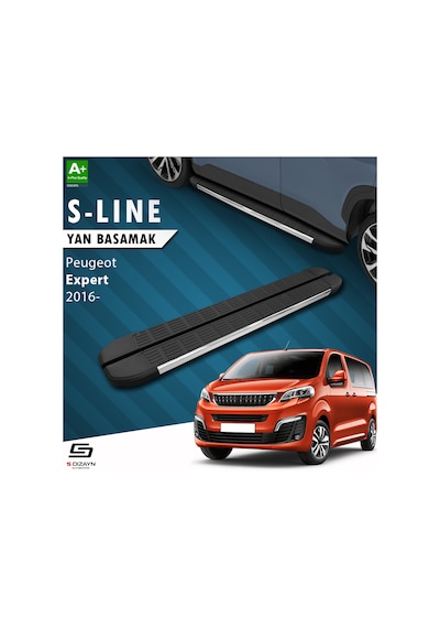 S-dizayn Peugeot Expert 3 Uzun Şase S-line Krom Yan Basamak 243 C