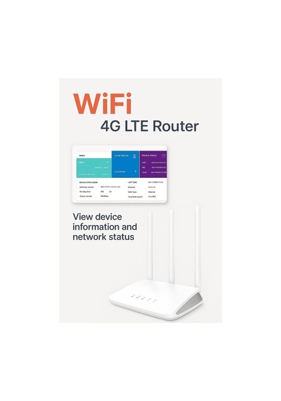 Novacom N300 Wi-fi 4g/lte Kablosuz İç Mekan Sim Kart Destekli Modem