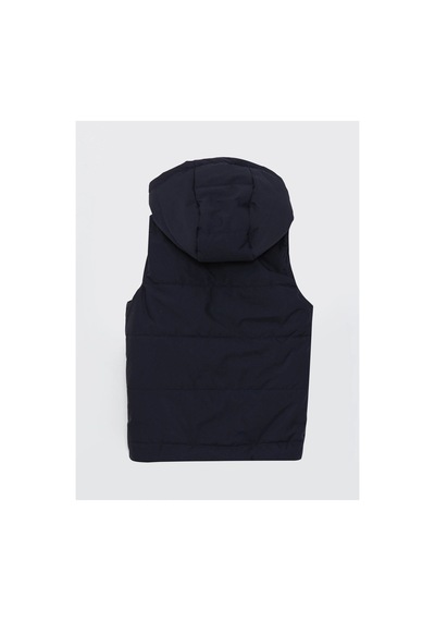 Lc Waikiki Southblue Lacivert Kapüşonlu Basic Erkek Çocuk Fermuarlı Yelek Navy