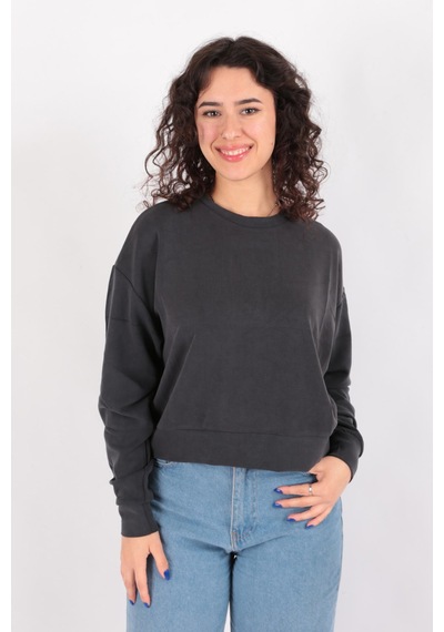 Busem S0016589 Kadın Sweatshirt Antrasit