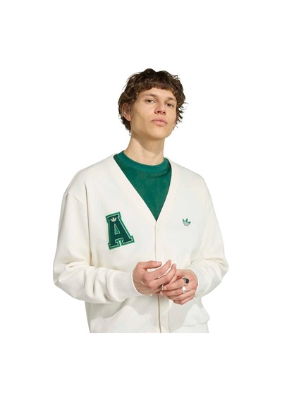 Adidas Erkek Ceket Varsıty Cardıgan Ib7093 Beyaz