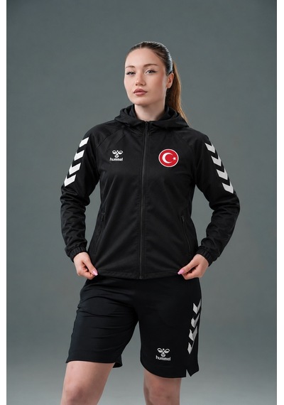 Hummel Armin Milli Takım Yağmurluk Siyah