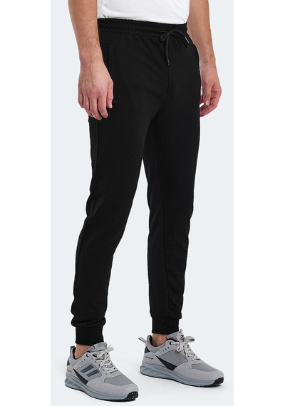 Slazenger OLUFTEN I Erkek Cepli Siyah Eşofman Altı