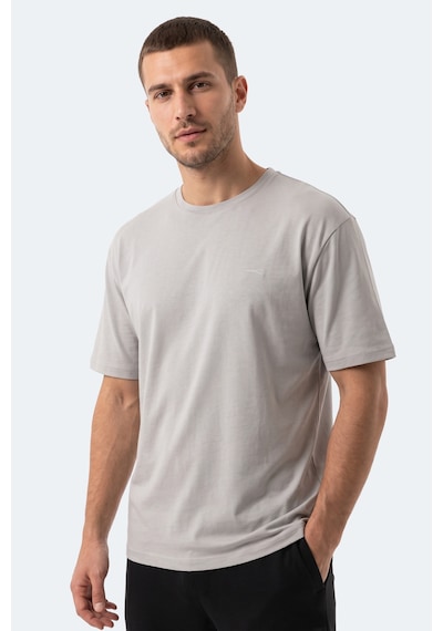 Slazenger Kodex Erkek Oversıze Gri Tişört