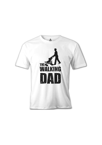 The Walking Dad Beyaz Erkek Tshirt