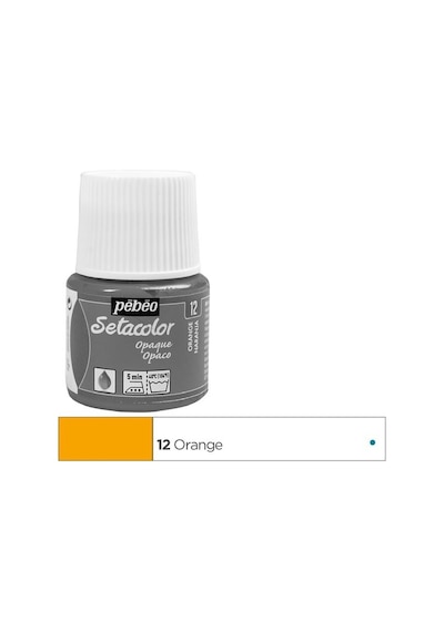 Pebeo Setacolor Opak Örtücü Kumaş Boyası Orange 295-12