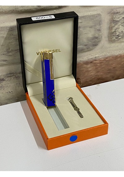 Vindiesel Marka Mavi Renk Desenli Gazlı İnce Model Kişiye Özel Ç