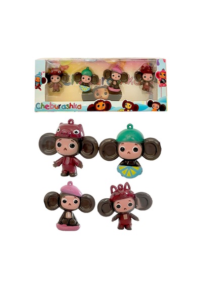 Ceburaska Cheburashka Oyuncak Karakter Seti 4lü