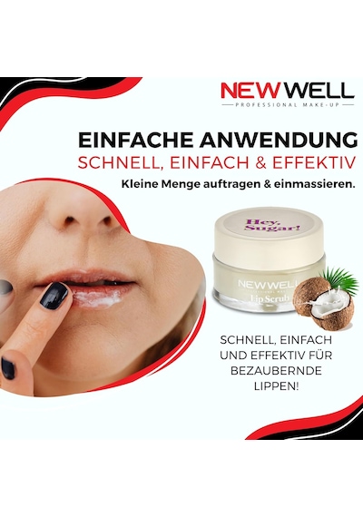 New Well Hey Sugar Karışık Meyve Aromalı Dudak Peelingi 20gr Genel