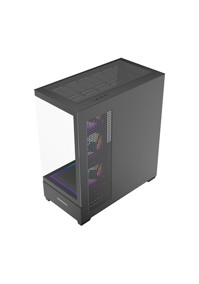 Gamebooster Nyvra Prıme 750w 80+ Bronze Atx3.1 Gen5.1 Seaview Argb E-atx Mid Tower Siyah Kasa