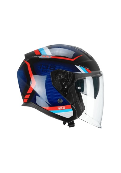 Cgm 136m Rna Fıbra Rıde Nero Blu Rosso M Siyah