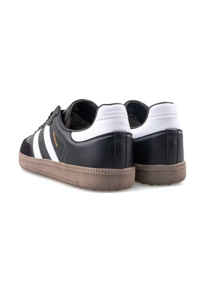 Best Of 572-24 Deri Fashion Erkek Sneaker Siyah