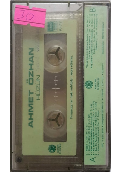 Plak Değildir Kaset Tir Ahmet Özhan Hüzün Kaset
