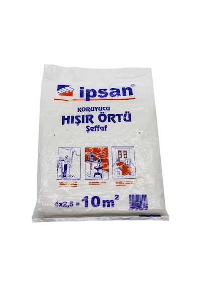 İnce 10 Metre Koruyucu Hışır Örtü Çok Renkli
