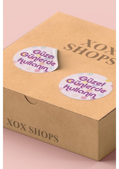 Güzel Günlerde Kullanın Sticker 3x3cm St2362 Çok Renkli