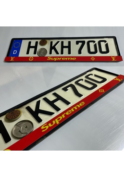 Dekor Araç Plakalığı '' " Desenli Oto Plakalık Plastik 2 Adet
