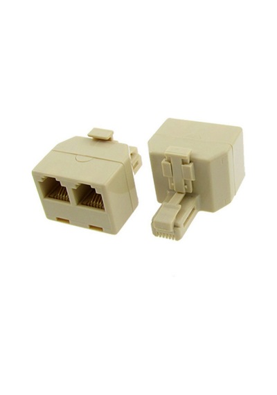 2'Li Rj-11 Telefon Priz Hat Dağıtıcı Çoklayıcı 1 Giriş 2 Çıkış 2'Li Rj-11 Telefon Priz Hat Dağıtıcı Çoklayıcı 1 Giriş 2 Çıkış