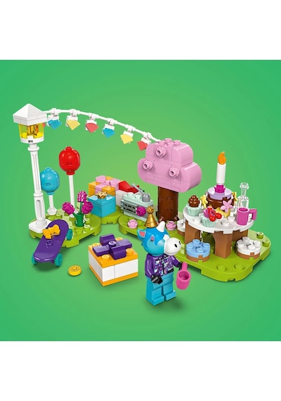 LEGO® Animal Crossing™ Julian Doğum Gününü Kutluyor 77046 6+ Yaratıcı Oyuncak Yapım Seti - 170 Parça
