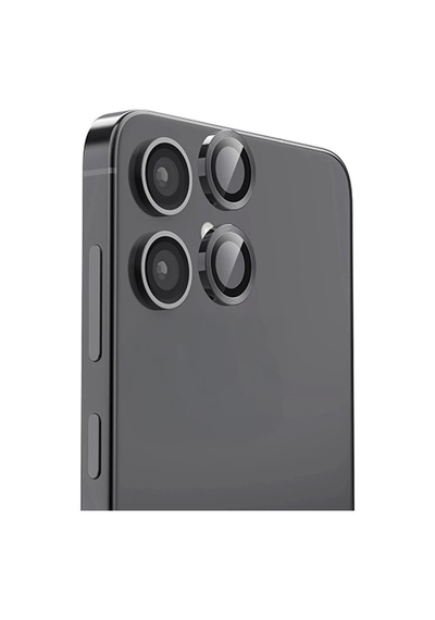 Samsung Galaxy A06 Uyumlu Raze Metal Kamera Lens - Siyah