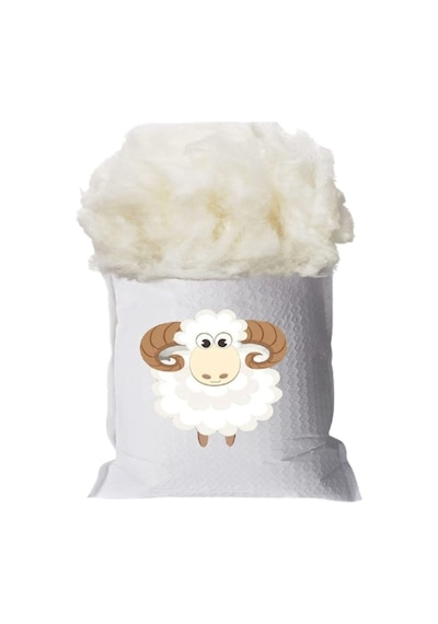 Kokusuz Saf Doğal Merinos Yünü Yıkanmış Taranmış Antialerjik Yün 5 KG