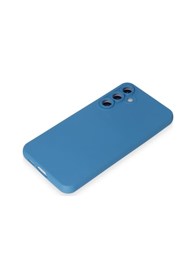 Samsung Uyumlu  Galaxy S24 Kılıf Nano İçi Kadife Silikon - Mavi 0.2M-Çok Renkli