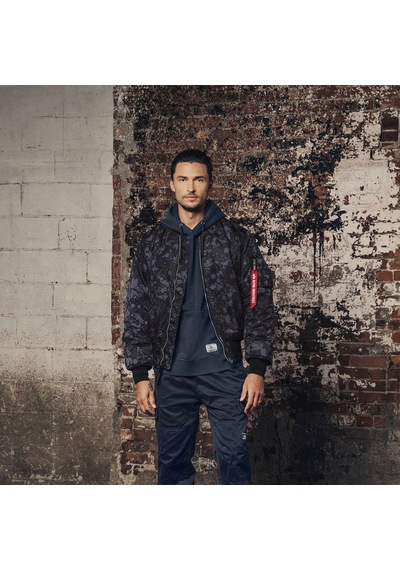 Alpha Industrıes Alpha Industries Ma-1 Flight Erkek Siyah Ceket