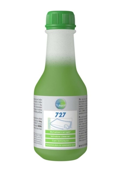 Tunap 727 Cam Suyu Katkısı Çizgisiz Temizlik & Böcek Lekesi Çözücü
