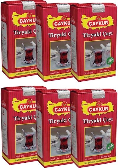 Çaykur Tiryaki Siyah Dökme Çay 6 x 1 KG