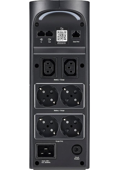 Apc Back-ups Pro, 2200va/1320w, Tower, 230v, 4x Schuko Ve 2x Iec Rgb Gamin Pc Ups - Bgm2200b-gr