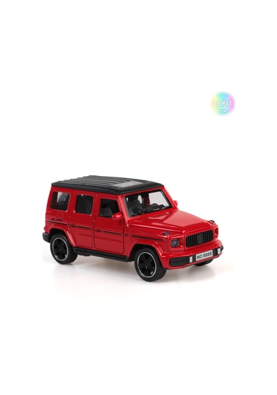 Vardem Kut.çek Bırak 1:32 Işıklı Ve Sesli Metal Jeep - Kırmızı