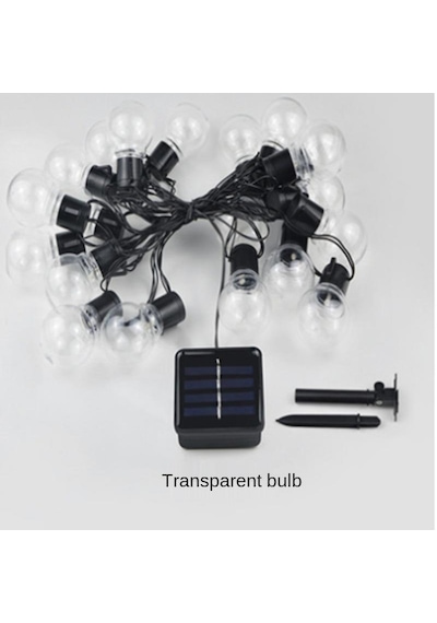 10 Led 3.5 Metre Güneş Enerjili Su Geçirmez 8 Mod Led Bahçe Teras