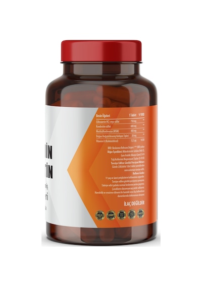 Glucosamine Chondroitin Msm Collagen Vitamin D Glukozamin 60 Tablet X 2 Kutu