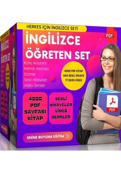 İngilizce Öğreten Set Dijital Eğitim Seti