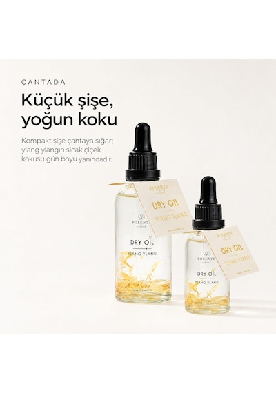 Ylang Ylang Dry Oil, Çok Amaçlı Kuru Yağ, 50 Ml 0.3 ML