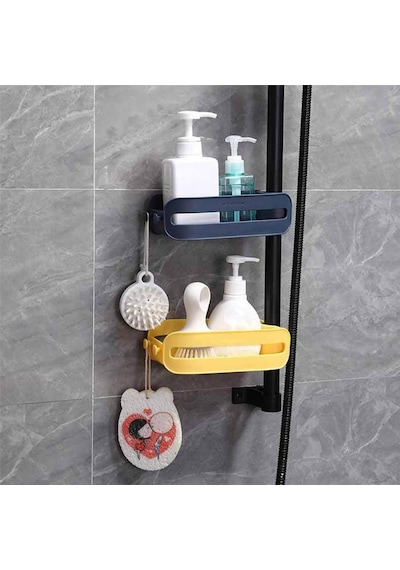 Şampuanlık Sabunluk Süngerlik Banyo Mutfak Düzenleyici Askılı Ayarlanabilir Vakumlu Organizer Diğer