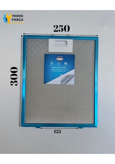 250x300 Mm Aspiratör & Davlumbaz Tel Yağ Filtresi Model: 012646 25x30 Cm