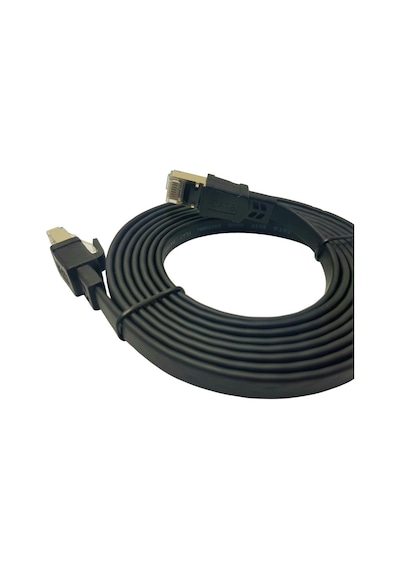 Ironstar 10metre Cat8 Ethernet Flat Kablo Rj45 - 40gbps Hız Destekli